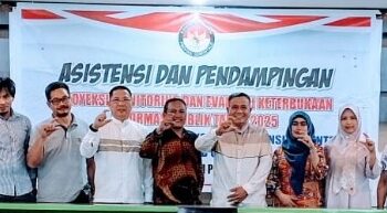 Kadis Kominfo Sambut Monitoring dan Evaluasi Tim Komisi Informasi Provinsi Gorontalo