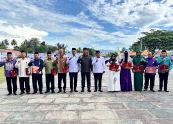 Sekdaprov Gorontalo Irup Upacara HAB ke-79 Kementerian Agama