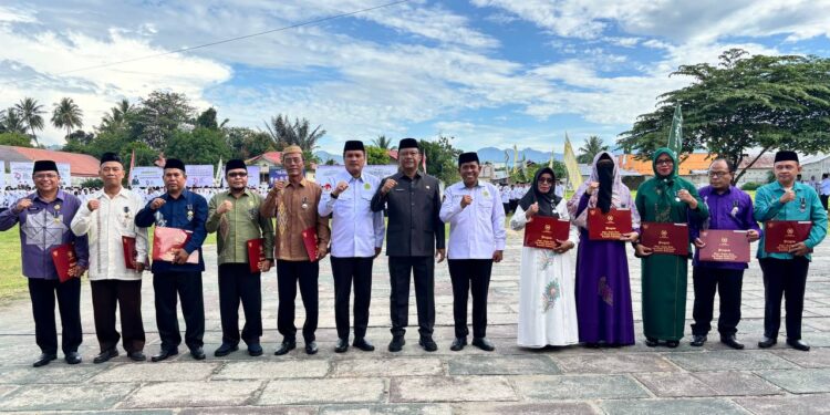 Sekdaprov Gorontalo Irup Upacara HAB ke-79 Kementerian Agama
