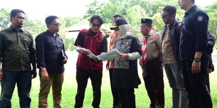 Wagub dan Bupati Gorontalo Tinjau Lokasi Perkemahan Peransaka Nasional 2025