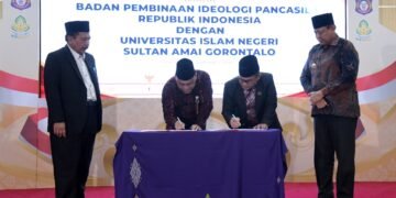 BPIP dan UIN Sultan Amai Gorontalo Teken MoU untuk Perkuat Aktualisasi Pancasila dan Moderasi Beragama