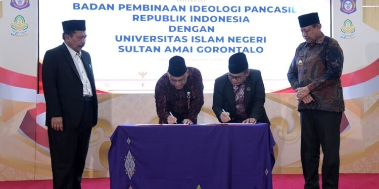 BPIP dan UIN Sultan Amai Gorontalo Teken MoU untuk Perkuat Aktualisasi Pancasila dan Moderasi Beragama